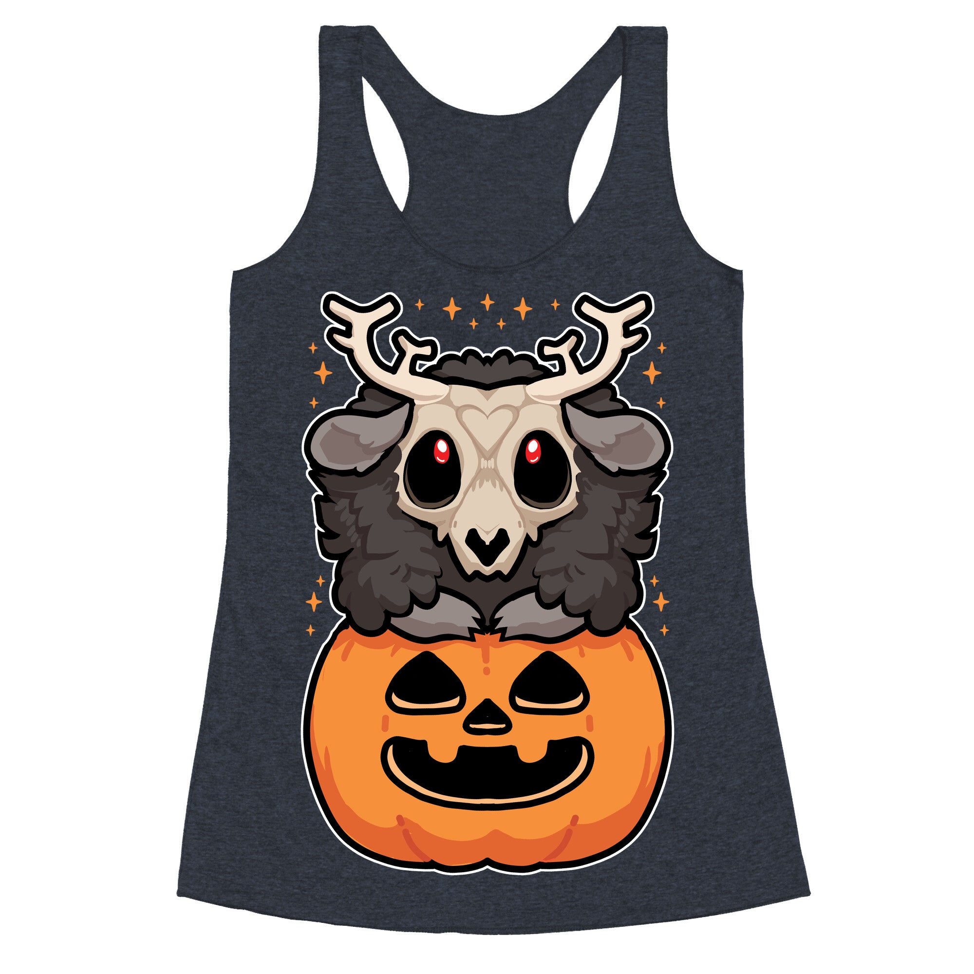 Cute Halloween Wendigo Racerback Tank